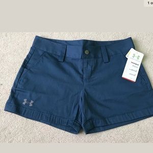 Womens Under Armour Heatgear Fitted Shorts Size 2